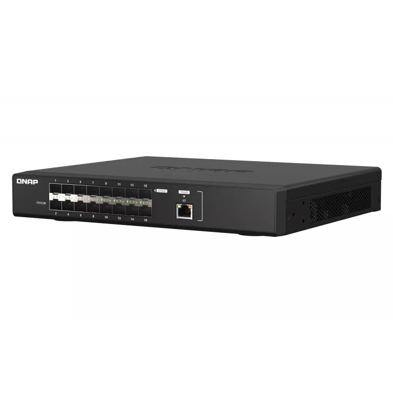 QNAP QSW-M5216-1T tīkla komutators pārvaldāms L2 melns
