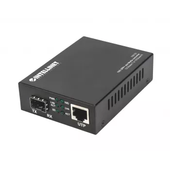 Intellinet 10GBase-T uz 10GBase-R multivides pārveidotājs, 1 x 10 GB SFP+ slots, 1 x 10GB RJ45 ports