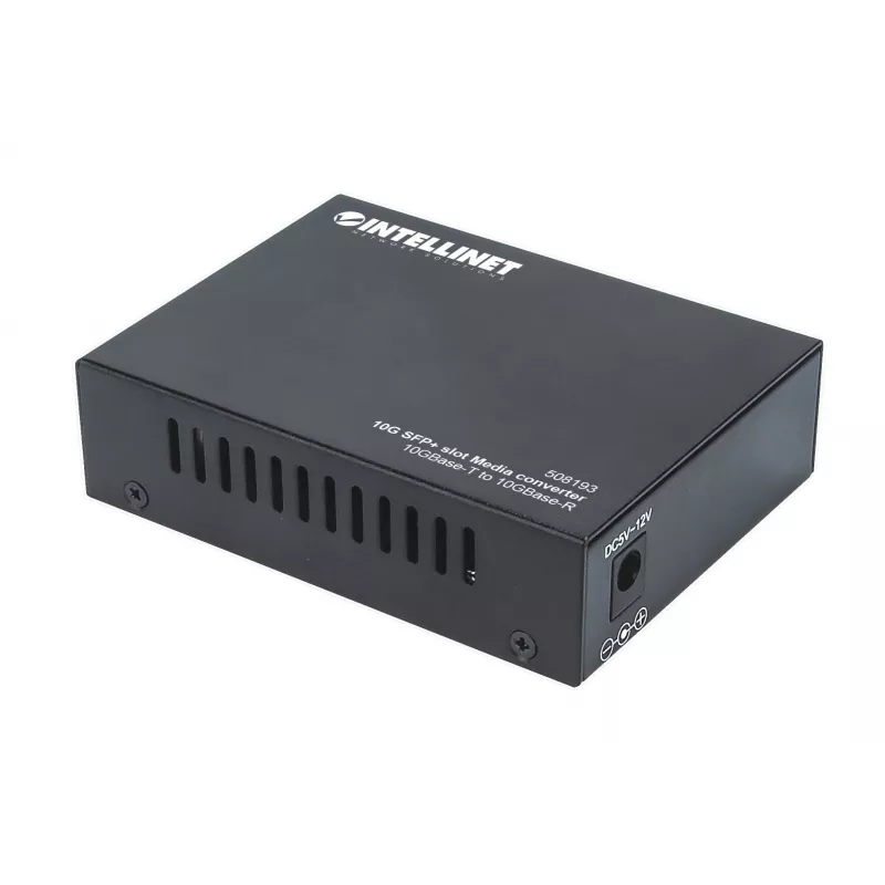 Intellinet 10GBase-T uz 10GBase-R multivides pārveidotājs, 1 x 10 GB SFP+ slots, 1 x 10GB RJ45 ports