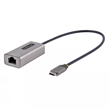 StarTech.com USB-C uz Ethernet adapteris, USB 3.0 uz Gigabit Ethernet tīkla adapteris - 10/100/1000 Mbps, USB-C uz RJ45 Ethernet adapteris (GbE), 12 collu pievienots kabelis, bez draiveru instalēšanas