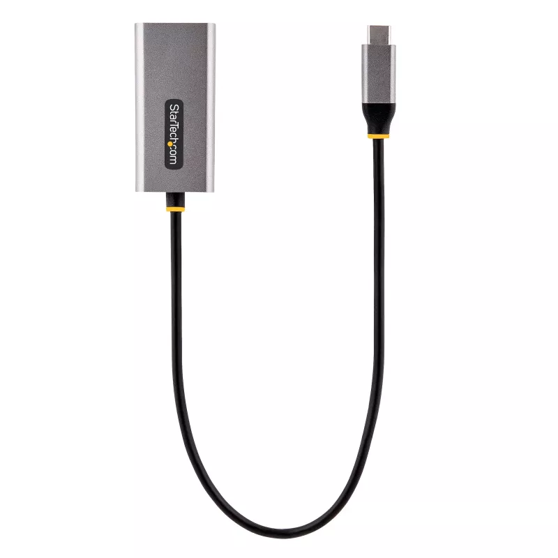 StarTech.com USB-C uz Ethernet adapteris, USB 3.0 uz Gigabit Ethernet tīkla adapteris - 10/100/1000 Mbps, USB-C uz RJ45 Ethernet adapteris (GbE), 12 collu pievienots kabelis, bez draiveru instalēšanas