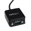 StarTech.com 2,5 m 1 porta FTDI USB uz seriālo RS232 adaptera kabelis ar optisko izolāciju, USB uz RS232 adapteris – TAA