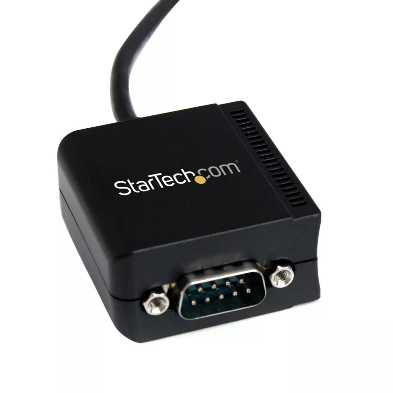 StarTech.com 2,5 m 1 porta FTDI USB uz seriālo RS232 adaptera kabelis ar optisko izolāciju, USB uz RS232 adapteris – TAA
