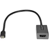 StarTech.com Mini DisplayPort to HDMI Adapter - mDP to HDMI Adapter Dongle - 1080p - Mini DisplayPort 1.2 to HDMI Monitor/Display - Mini DP to HDMI Video Converter - 12 collu garš pievienots kabelis - MDP2HDMI uzlabotā versija