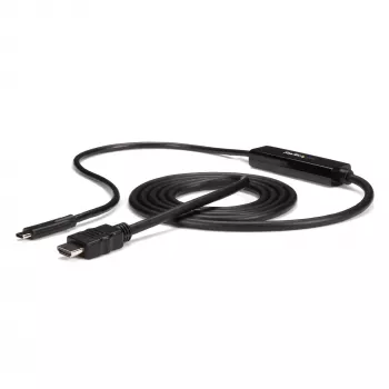 StarTech.com 6 pēdas (2 m) USB C uz HDMI kabelis - 4K 30 Hz USB Type-C uz HDMI video displeja pārveidotājs - USB-C DP alt režīma uz HDMI monitora adaptera vads - saderīgs ar Thunderbolt