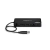 StarTech.com USB 3.0 Mini dokstacija - divu monitoru USB-A dokstacija ar DisplayPort 4K 60Hz video un Gigabit Ethernet - 1 pēdas (30 cm) kabelis - pārnēsājams USB 3.1 Gen 1 Type-A klēpjdatora adapteris