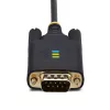 StarTech.com 10 pēdu (3 m) USB–seriālais adaptera kabelis, COM saglabāšana, maināmas skrūves/uzgriežņi, USB-A uz DB9 RS232, FTDI IC, ESD aizsardzība, Windows/macOS/Linux