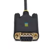 StarTech.com 3 pēdu (1 m) USB uz Null Modem seriālo adaptera kabelis, maināmas DB9 skrūves/uzgriežņi, COM saglabāšana, USB-A uz RS232, FTDI, 4. līmeņa ESD aizsardzība, Windows/macOS/ChromeOS/Linux – izturīga TPE konstrukcija