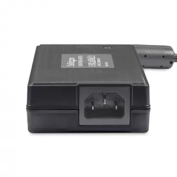 StarTech.com 160W universālais līdzstrāvas barošanas adapteris (24V/6.6A), 1,2m 2-vadu vads, 2/3 kontaktu spaiļu bloki, 100-240V maiņstrāvas/līdzstrāvas ārējais barošanas avots rūpnieciskiem USB centrmezgliem, NA/UK/EU/ANZ