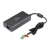 StarTech.com 160W universālais līdzstrāvas barošanas adapteris (24V/6.6A), 1,2m 2-vadu vads, 2/3 kontaktu spaiļu bloki, 100-240V maiņstrāvas/līdzstrāvas ārējais barošanas avots rūpnieciskiem USB centrmezgliem, NA/UK/EU/ANZ