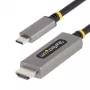StarTech.com 10 pēdu (3 m) USB-C uz HDMI adaptera kabelis, 8K 60 Hz, 4K 144 Hz, HDR10, USB Type-C uz HDMI 2.1 video pārveidotāja kabelis, USB-C DP Alt režīms/USB4/Thunderbolt 3/4 saderīgs – USB-C klēpjdators ar HDMI monitoru