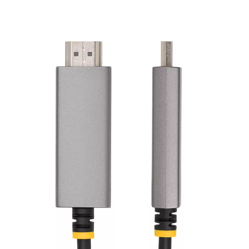 StarTech.com 10 pēdu (3 m) USB-C uz HDMI adaptera kabelis, 8K 60 Hz, 4K 144 Hz, HDR10, USB Type-C uz HDMI 2.1 video pārveidotāja kabelis, USB-C DP Alt režīms/USB4/Thunderbolt 3/4 saderīgs – USB-C klēpjdators ar HDMI monitoru