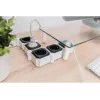 Strāvas sadalītājs Digitus Flexible 4-vietīgs ar 2 USB pieslēgvietām & slēdzi