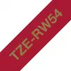 Brother TZE-RW54 lente etiķešu izgatavošanai Zelts uz sarkana