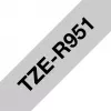 Brother TZE-R951 lente etiķešu izgatavošanai Melns uz sudrabaina