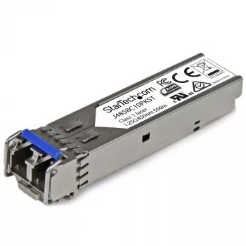 StarTech.com HP J4859C saderīgs SFP raiduztvērēja modulis - 1000BASE-LX - 10 iepakojumā~10 gab. HPE J4859C saderīgs SFP modulis - 1000BASE-LX - 1GbE vienmoda / daudzmodu optiskās šķiedras raiduztvērējs - 1GE Gigabit Ethernet SFP - LC 10km - 1310nm - DDM HPE 1400, 1700, 1820