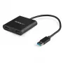 StarTech.com USB 3.0 uz divu HDMI adapteri, USB uz 2x HDMI monitora pārveidotājs Windows (nav atbalsta macOS/ChromeOS/Linux) - TAA