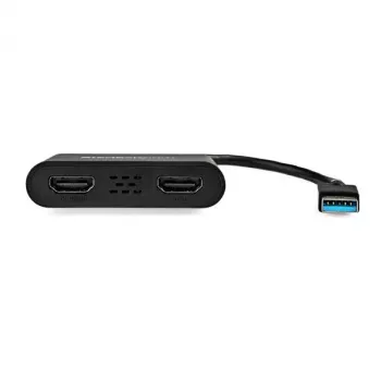 StarTech.com USB 3.0 uz divu HDMI adapteri, USB uz 2x HDMI monitora pārveidotājs Windows (nav atbalsta macOS/ChromeOS/Linux) - TAA