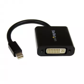 StarTech.com MDP2DVI3 Mini DisplayPort uz DVI adapteris, 1920x1200 (WUXGA), pasīvs, saderīgs ar Thunderbolt, 17 cm, melns