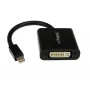 StarTech.com Mini DisplayPort–DVI adapteris — Mini DP–DVI-D pārveidotājs — 1080p video — mDP vai Thunderbolt 1/2 Mac/PC uz DVI monitoru — kompakts mDP 1.2–DVI vienkanāla adaptera vads