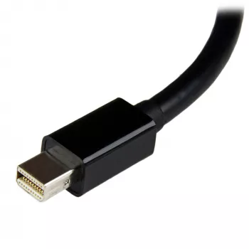 StarTech.com MDP2DVI3 Mini DisplayPort uz DVI adapteris, 1920x1200 (WUXGA), pasīvs, saderīgs ar Thunderbolt, 17 cm, melns