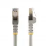 StarTech.com 1m CAT6a Ethernet kabelis - 10 Gigabit ekranēts, bez aizķeršanās, RJ45, 100 W PoE plākstera vads - 10GbE STP tīkla kabelis ar stiepes atvieglojumu - pelēks, individuāli testēts/vadu sertificējis UL/TIA