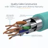 StarTech.com 0,50 m CAT6a Ethernet kabelis - 10 Gigabit ekranēts neaizķerams RJ45 100 W PoE ielāpu vads - 10GbE STP tīkla kabelis ar sprieguma samazināšanu - Aqua individuāli testēts/vadi ir UL sertificēti/TIA