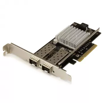 StarTech.com 2 portu 10G optiskā tīkla karte ar atvērtiem SFP+ slotiem — PCIe, Intel mikroshēmojums