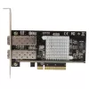 StarTech.com 2 portu 10G optiskā tīkla karte ar atvērtiem SFP+ slotiem — PCIe, Intel mikroshēmojums