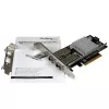 StarTech.com 2 portu 10G optiskā tīkla karte ar atvērtiem SFP+ slotiem — PCIe, Intel mikroshēmojums