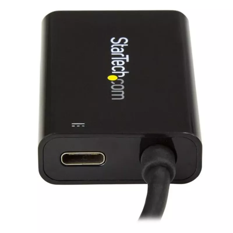 StarTech.com USB C uz HDMI 2.0 adapteris ar strāvas padevi - 4K 60Hz USB Type-C uz HDMI displeja video pārveidotājs - 60W PD caurlaides uzlādes ports - Thunderbolt 3 saderīgs - melns