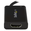 StarTech.com USB C uz HDMI 2.0 adapteris ar strāvas padevi - 4K 60Hz USB Type-C uz HDMI displeja video pārveidotājs - 60W PD caurlaides uzlādes ports - Thunderbolt 3 saderīgs - melns
