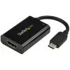 StarTech.com USB C uz HDMI 2.0 adapteris ar strāvas padevi - 4K 60Hz USB Type-C uz HDMI displeja video pārveidotājs - 60W PD caurlaides uzlādes ports - Thunderbolt 3 saderīgs - melns