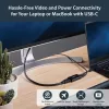 StarTech.com USB C uz HDMI 2.0 adapteris ar strāvas padevi - 4K 60Hz USB Type-C uz HDMI displeja video pārveidotājs - 60W PD caurlaides uzlādes ports - Thunderbolt 3 saderīgs - melns
