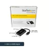StarTech.com USB C uz HDMI 2.0 adapteris ar strāvas padevi - 4K 60Hz USB Type-C uz HDMI displeja video pārveidotājs - 60W PD caurlaides uzlādes ports - Thunderbolt 3 saderīgs - melns