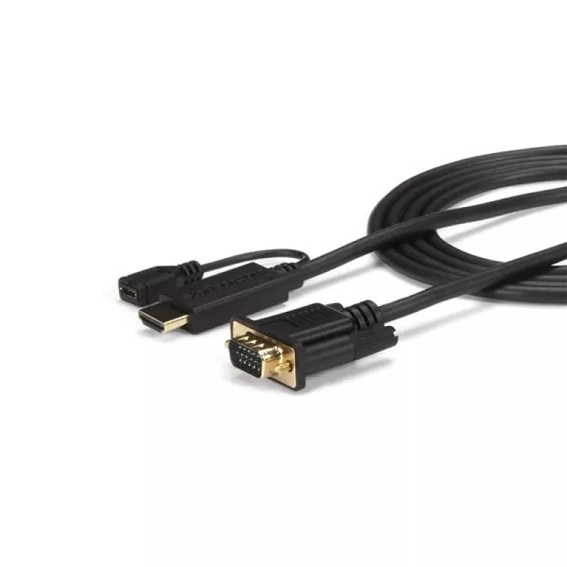 StarTech.com 6 pēdu HDMI uz VGA aktīvā pārveidotāja kabelis — HDMI uz VGA adapteris — 1920x1200 vai 1080p