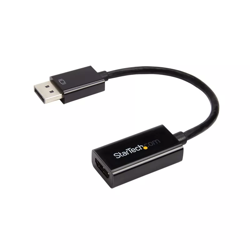 StarTech.com DisplayPort uz HDMI adapteris - 4K 30Hz aktīvais DisplayPort uz HDMI video pārveidotājs - DP uz HDMI monitors/TV/displejs kabeļa adapteris-donglis - Ultra HD DP 1.2 uz HDMI 1.4 adapteris