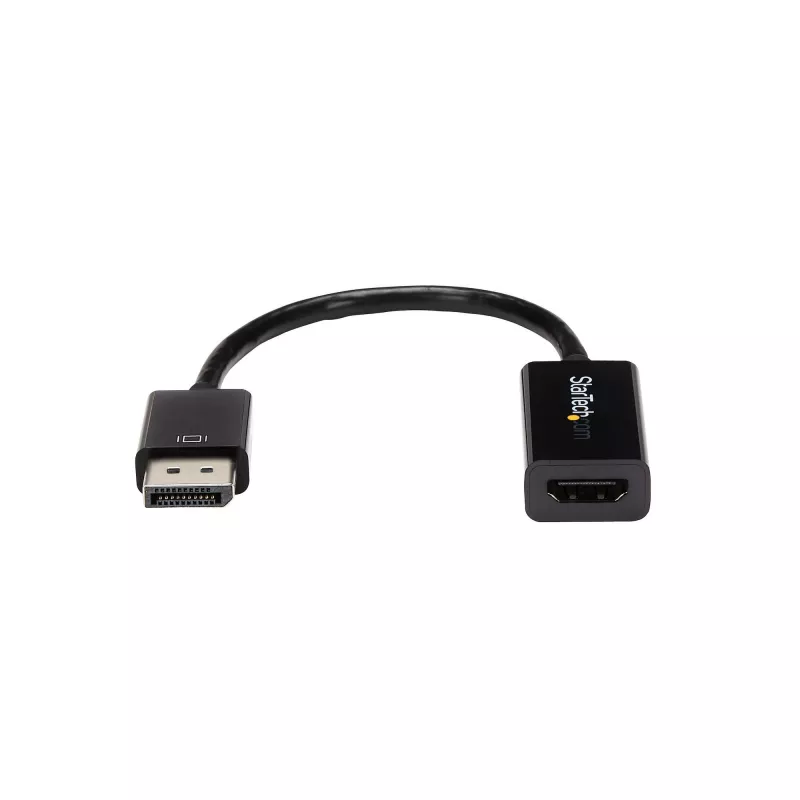 StarTech.com DisplayPort uz HDMI adapteris - 4K 30Hz aktīvais DisplayPort uz HDMI video pārveidotājs - DP uz HDMI monitors/TV/displejs kabeļa adapteris-donglis - Ultra HD DP 1.2 uz HDMI 1.4 adapteris