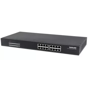 Nepārvaldāms slēdzis Intellinet 16 portu Gigabit Ethernet PoE+