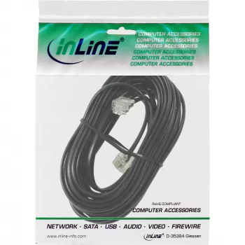 InLine Modular kabelis RJ11 vīr. / vīr. 6P4C 3m