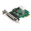 StarTech.com 4-portu PCI Express RS232 seriālais adaptera karte - PCIe RS232 seriālais resurskontrollera karte - PCIe uz seriālo DB9 - 16950 UART - Low Profile paplašināšanas karte - Windows/Linux - TAA