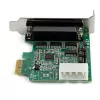 StarTech.com 4-portu PCI Express RS232 seriālais adaptera karte - PCIe RS232 seriālais resurskontrollera karte - PCIe uz seriālo DB9 - 16950 UART - Low Profile paplašināšanas karte - Windows/Linux - TAA