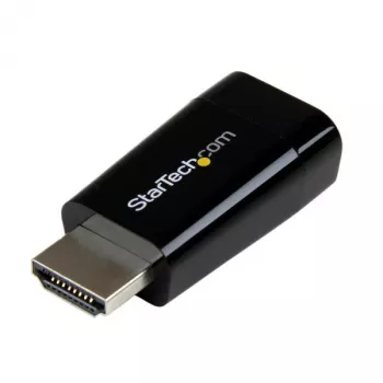 StarTech.com Compact HDMI to VGA Adapter Converter - Ideāls Chromebook, Ultrabook un klēpjdatoriem – 1920x1200/1080p