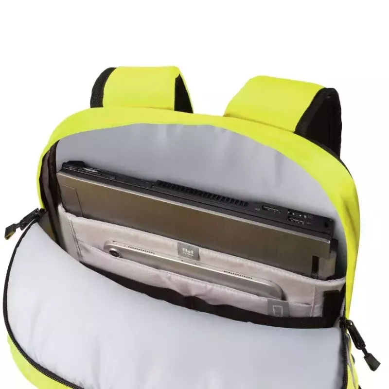 DICOTA Hi-Vis mugursoma dzeltena EN ISO 20471:2013 sertifikācija