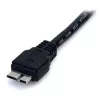 StarTech.com 0,5 m (1,5 pēdas) melns SuperSpeed USB 3.0 kabelis A uz Micro B – vīr./vīr.