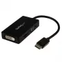 StarTech.com Travel A/V adapteris: 3-vienā DisplayPort uz VGA, DVI vai HDMI pārveidotājs