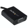 StarTech.com USB-C uz VGA adapteris - melns - 1080p - video pārveidotājs jūsu MacBook Pro - USB C uz VGA displeja pārveidotājs - uzlabotā versija CDP2VGAEC