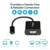 StarTech.com USB-C uz VGA adapteris - melns - 1080p - video pārveidotājs jūsu MacBook Pro - USB C uz VGA displeja pārveidotājs - uzlabotā versija CDP2VGAEC