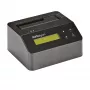 StarTech.com viena nodalījuma cieto disku dzēsējs, atsevišķs HDD/SSD sanitizators, USB 3.0 uz SATA II (3 Gbps), 9 dzēšanas režīmi, LCD displejs, drošas dzēšanas cieto disku sanitizācijas doks, DB-9 printera ports, TAA atbilstīgs