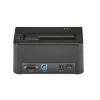 StarTech.com viena nodalījuma cieto disku dzēsējs, atsevišķs HDD/SSD sanitizators, USB 3.0 uz SATA II (3 Gbps), 9 dzēšanas režīmi, LCD displejs, drošas dzēšanas cieto disku sanitizācijas doks, DB-9 printera ports, TAA atbilstīgs